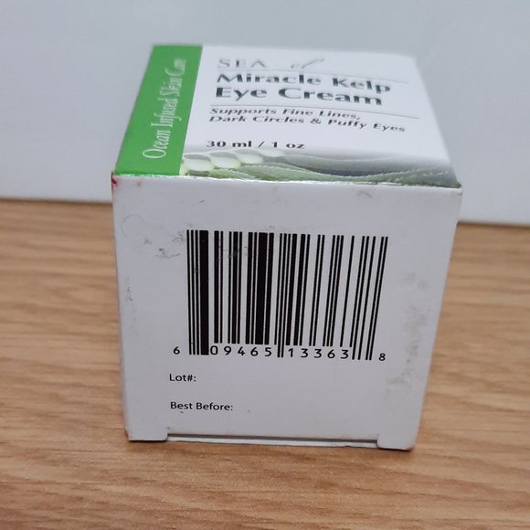 NEW! 5X SEA EL MIRACLE KELP EYE CREAM 1 fl oz/ 30 ml Sea-el Skin Care - Picture 7 of 7